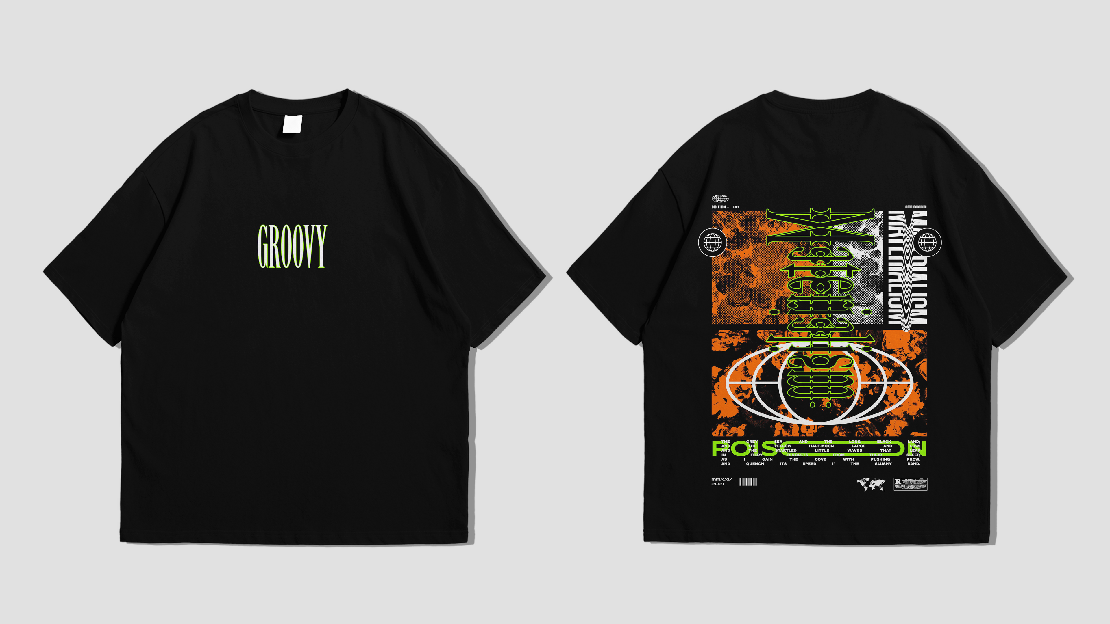 GROOVY Materialsm Oversized T-Shirt